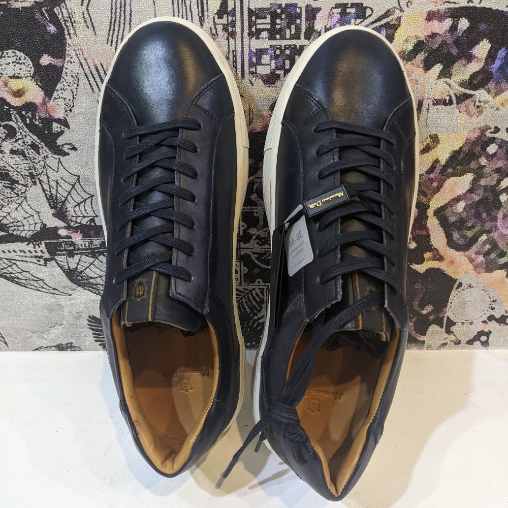 MASSIMO DUTTI NAPPA LEATHER TRAINERS WITH LEATHER